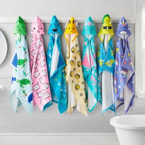 Member's Mark 100% Cotton Kids' Hooded Towel With Hand Pockets, Assorted Designs - Sam's Club