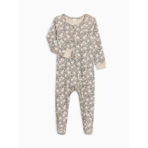 Verbena Floral / Wren + Navy / 3-6M