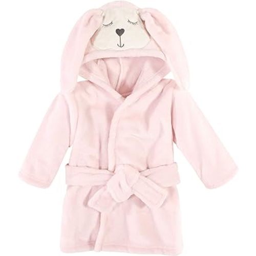 Hudson Baby Unisex Baby Plush Animal Face Bathrobe