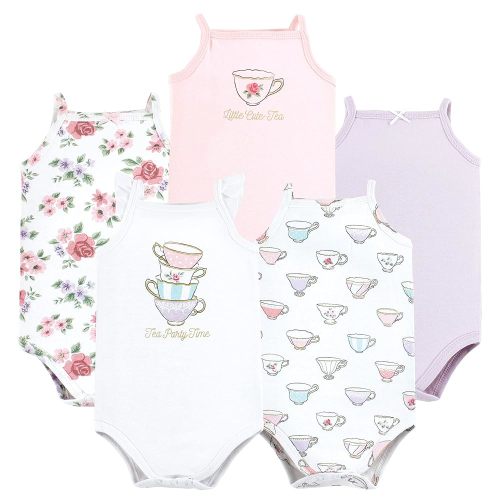 Hudson Baby Unisex Baby Cotton Sleeveless Bodysuits