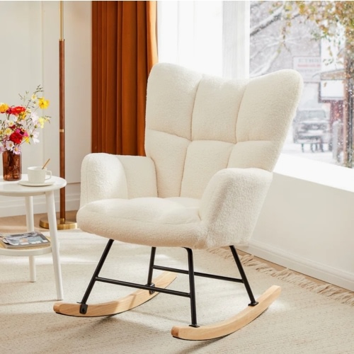 George Oliver Kaelyb Upholstered Rocking Chair Wayfair