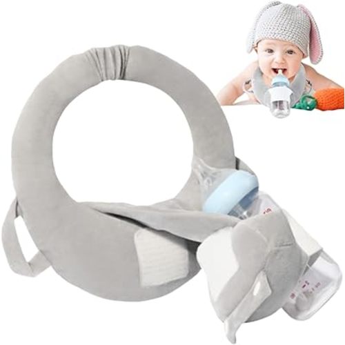 Baby Bottle Holder,Baby Bottle Holder Hands Free,Bottle Holder for Baby Self Feeding,Adjustable Angle Bottle Propper for Baby,Detachable Separation Breastfeeding Pillows Support
