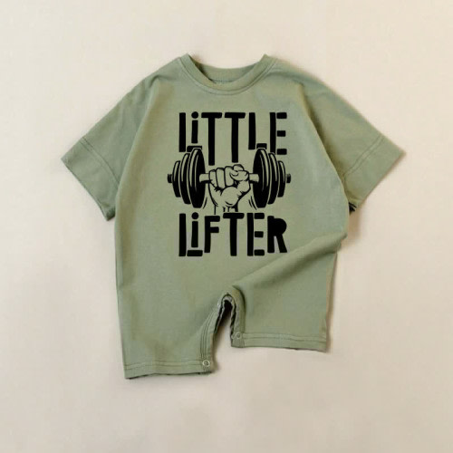 LITTLE LIFTER Baby Green Romper