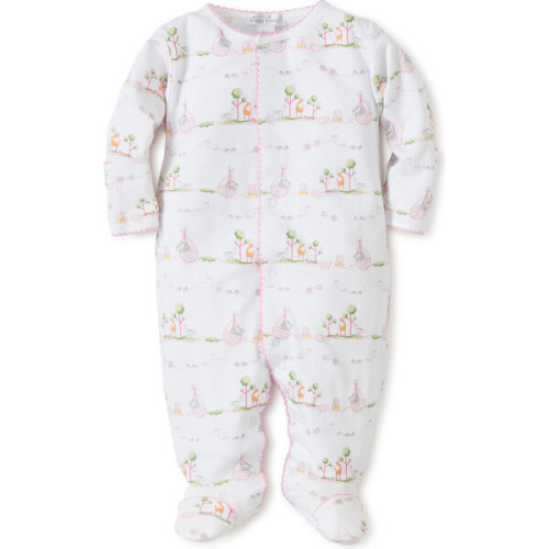 Noah's Footie, Pink - Kissy Kissy | Maisonette