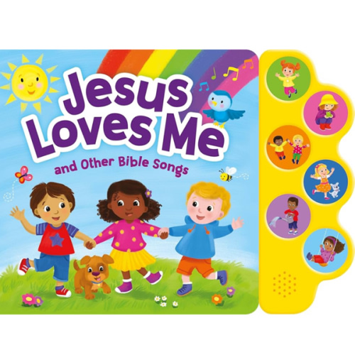 Jesus Loves Me and Other Bible Songs - Christian Children’s Books with 6 Sound Buttons for Toddlers