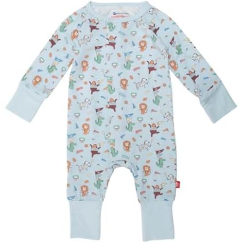 Magnetic Me Magnetic Convertible Coveralls | Silky Soft Modal Fabric | Baby Onsie Available in Sizes NB - 24M