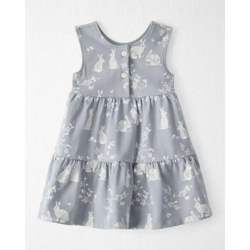 Baby Organic Cotton Bunny-Print Dress - Little Planet | Carter's