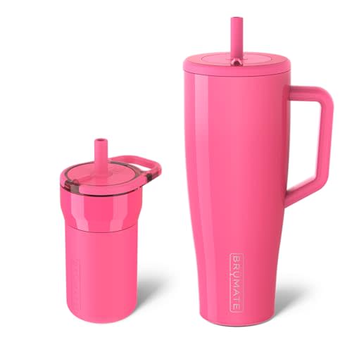 BrüMate 40oz Era and 12oz Leap Bundle Neon Pink