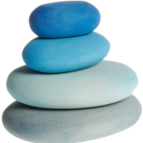 Grimm's River Pebbles - Wooden Blocks Building Set