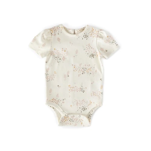 Short Sleeve Puff One-Piece