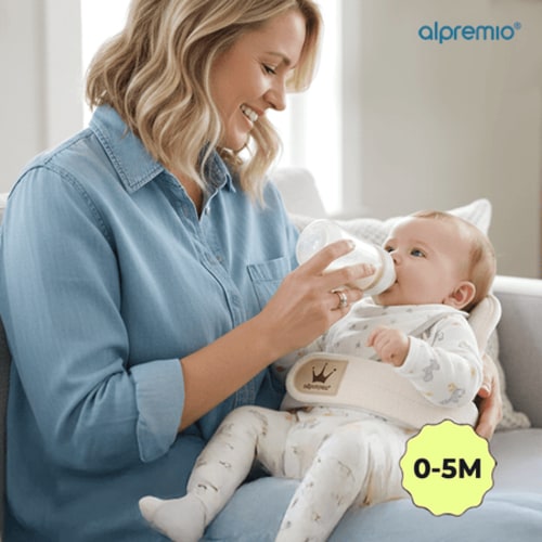 Alpremio Mesh & Organic Baby Bottle Feeding Care Seat (with Strap)