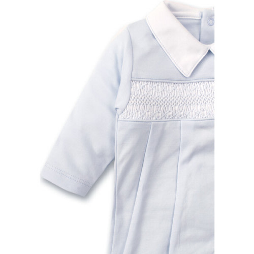 Charmed Collar Footie, Blue - Kissy Kissy | Maisonette