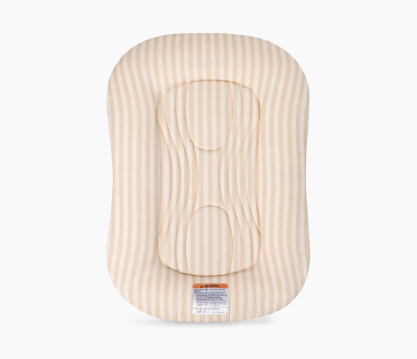 Infant Lounger Wave | Oat Stripe