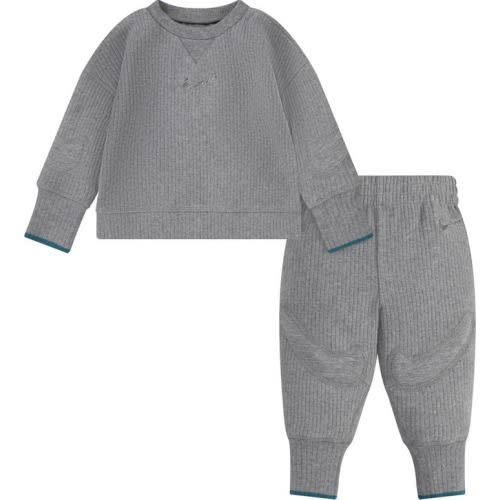 Baby Ready Set Sweatshirt & Joggers Set, Carbon Heather