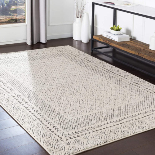Calvo Light Beige/Charcoal Area Rug