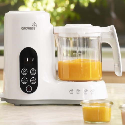 Baby Food Maker Multi-Function,Constant Temperature 24h, Auto Cooking & Grinding,White