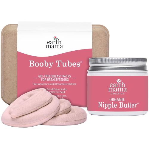 Earth Mama Breastfeeding Essentials Kit | Organic Nipple Butter™ & Booby Tubes