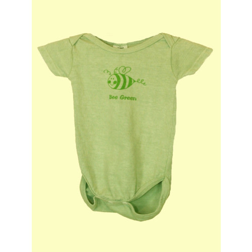 Bee Green Onesie . 55% Hemp & 45% Organic Cotton - Fair Trade - Solne Eco Department Store