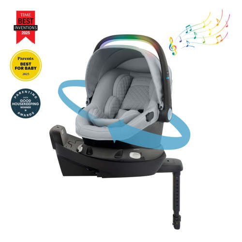Revolve180 LiteMax NXT Rotating Infant Car Seat with SensorySoothe & Accessory Load Leg