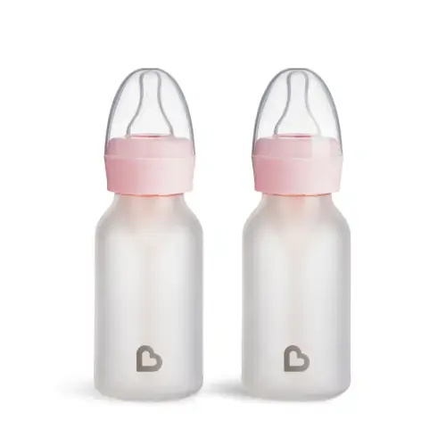Bond® Silicone Glass Bottle 4oz or 8oz, 2pk | Munchkin