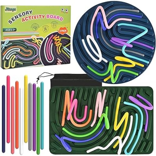 2-Pack Sensory Activity Boards