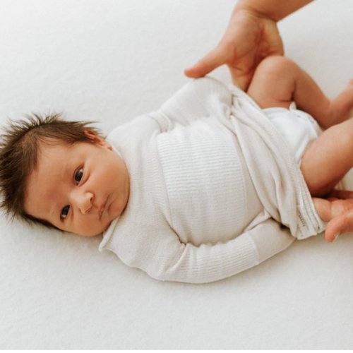 Bamboo Blend Beige Swaddle Sleep Sack – Swaddelini