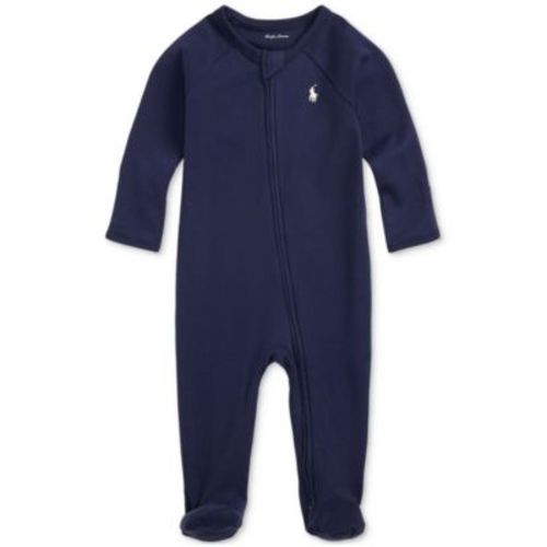 Baby Cotton Interlock Footed Coverall
