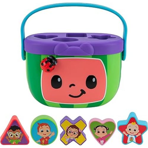 CoComelon Shape Sorter - Identify Shapes - Favorite Characters - Toys for Kids, Toddlers, and Preschoolers