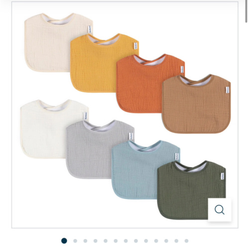 8-Pack Baby Neutral Warm Shades Muslin Drooling Bibs – Gerber Childrenswear