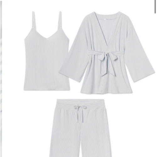 LAKE | Women | DreamModal Pajamas | Fog Maternity Kimono Bundle