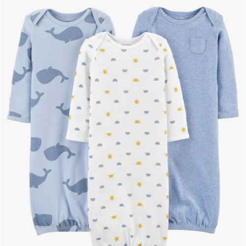 Simple Joys by Carter's baby-boys 3-pack Cotton Sleeper Gown