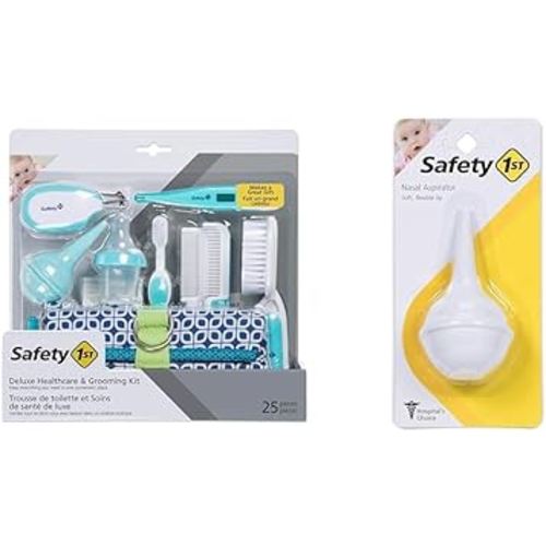 Safety 1st Deluxe 25-Piece Baby Healthcare Kit with Nasal Aspirator