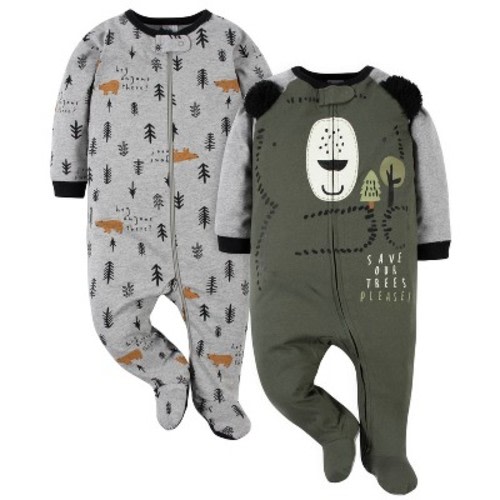 Gerber Baby Boys' Sleep 'N Plays - Bear - Newborn - 2-Pack