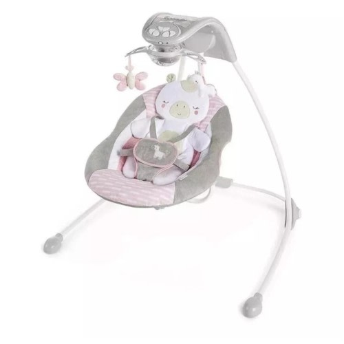 Ingenuity Baby Electric Cradling Swing, Swivel Rocker Chair, motorized mobile