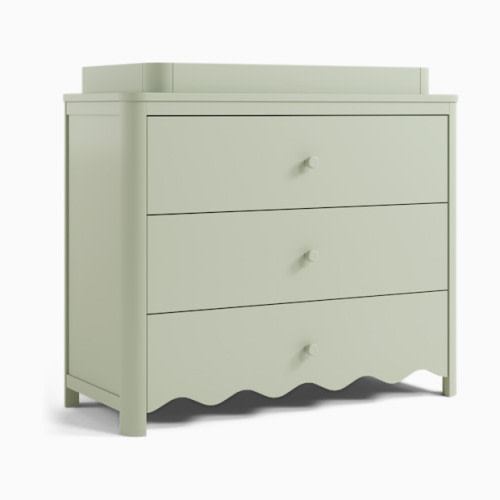 Casablanca 3 Drawer Chest with Removable Changing Table Topper - Sage
