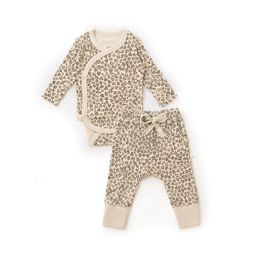 MakeMake Organics GOTS Organic Cotton Kimono Harem Pants Set Separates Baby Boy Girl