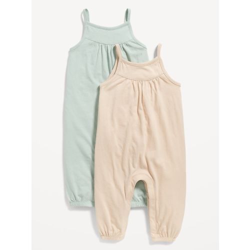 Sleeveless Jersey-Knit Jumpsuit 2-Pack for Baby