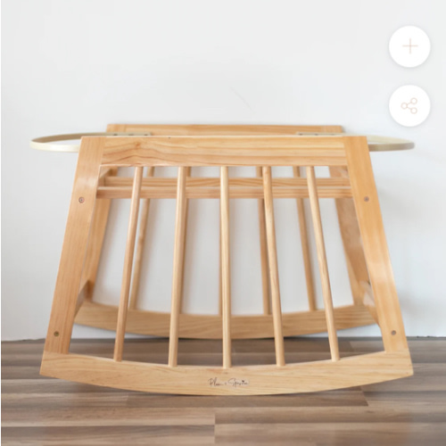 Modern Rocking Moses Bassinet Stand