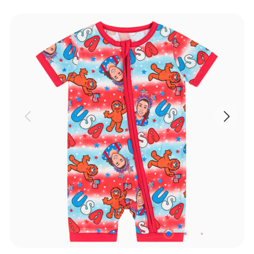 Cute Doll Print Short Zippy – FancyPrince