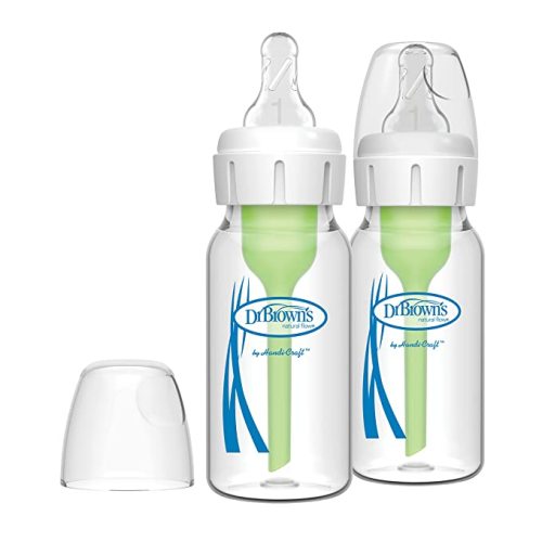 Chicco Duo 5oz. Hybrid Baby Bottle with Invinci-Glass Inside and