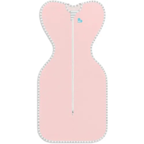 Love to Dream Swaddle UP Self-Soothing Sleep Sack 8-13 lbs, Dramatically Better Sleep, Snug Fit Calms Startle Reflex, 1.0 TOG, Pink, Small