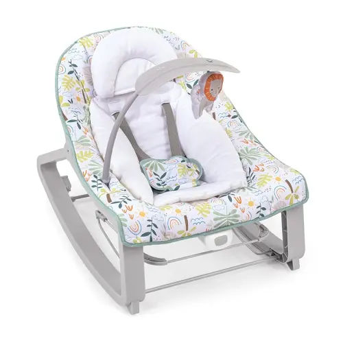 Ingenuity Keep Cozy 3-in-1 Grow with Me Vibrating Baby Bouncer Seat & Infant to Toddler Rocker, Vibrations & Toy Bar, 0-30 Months Up to 40 lbs (Madi)