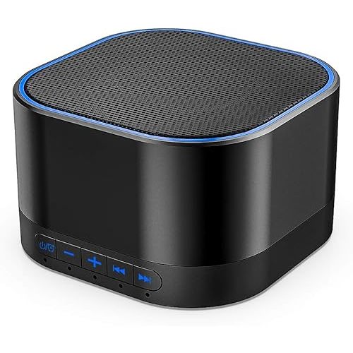 Magicteam Sound Machine White Noise Machine with 20 Non Looping Natural Soothing Sounds Memory Function 32 Levels of Volume Powered by AC or USB and Sleep Sound Timer Therapy for Baby Kids Adults