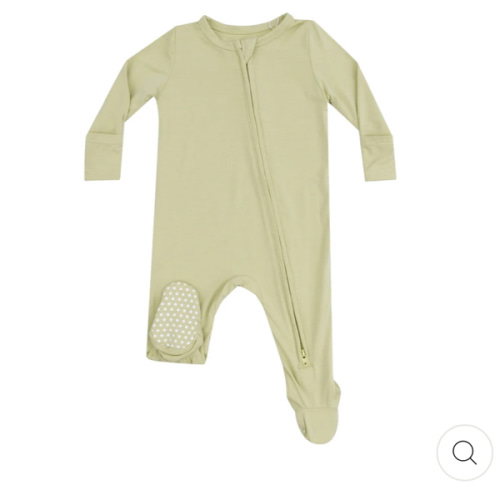 2 Way Zipper Footie - Solid Winter Pear – Angel Dear