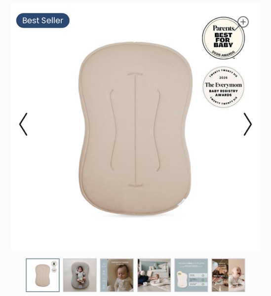 Infant Lounger Curve | Birch