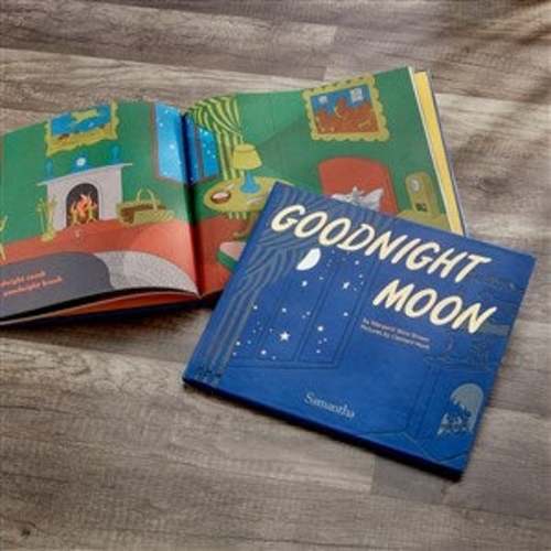 Goodnight Moon Personalized Leather Book