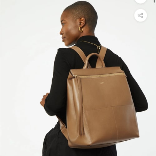 Harper Full Backpack - TAN (Leather)