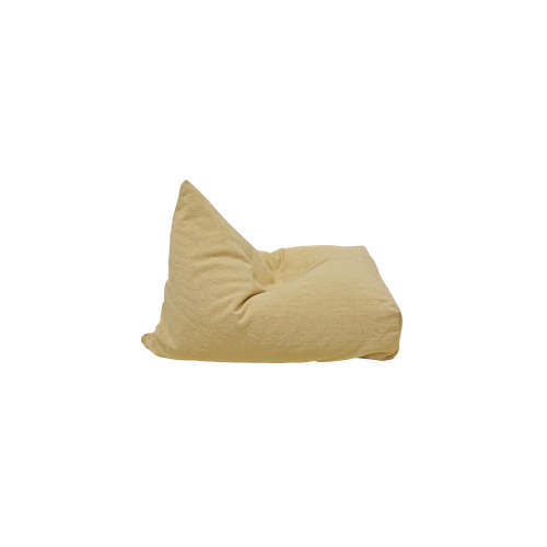 SMALL POUF CLEO LIGHT HONEY