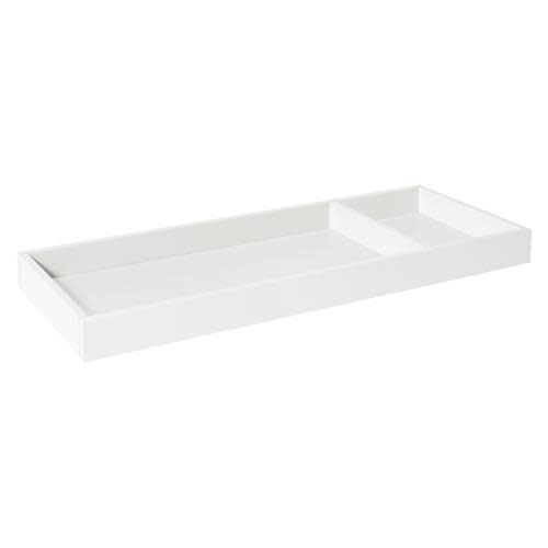 Babyletto Universal Wide Modern Warm White Pine Wood Removable Changing Tray