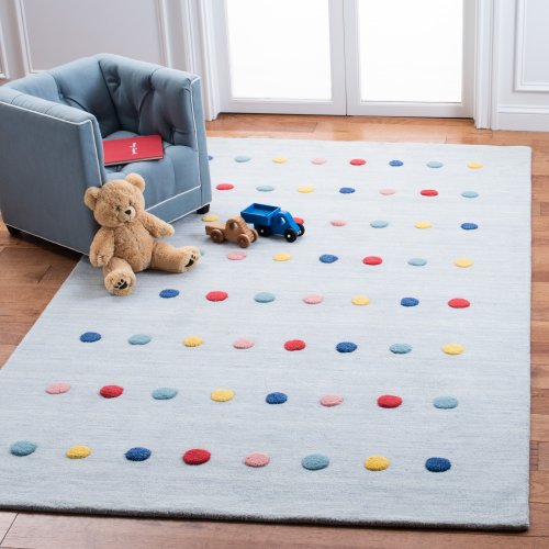 SAFAVIEH Kids Jayshree Polka Dot Wool Rug